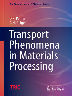 cover image of Transport Phenomena in Materials Processing